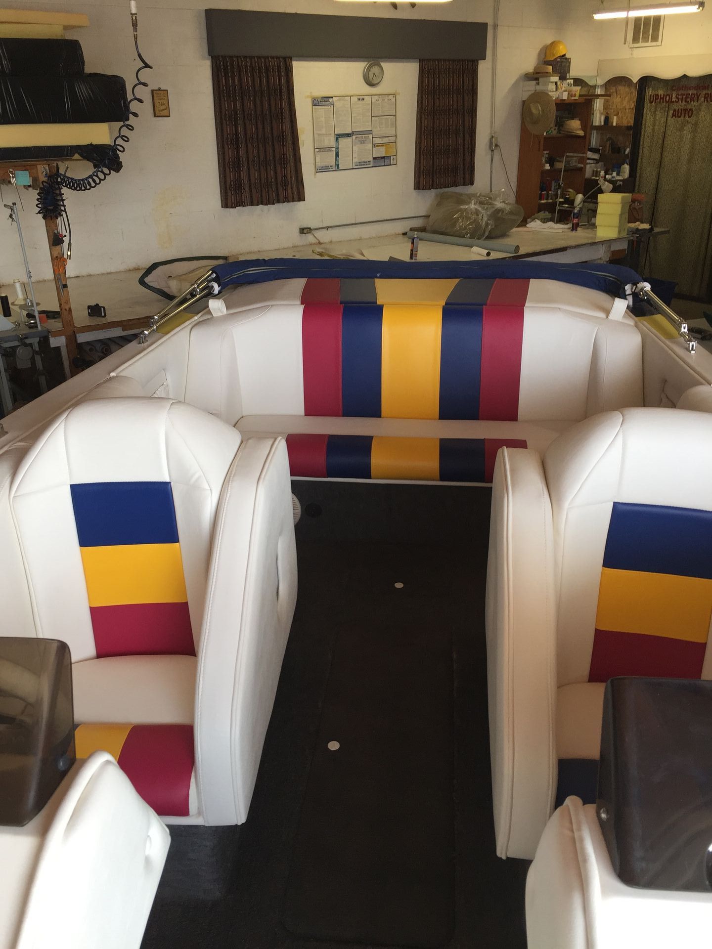 Boat Upholstery | Cathedral City Upholstery RV & Auto